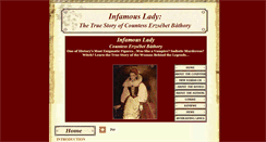 Desktop Screenshot of infamouslady.com