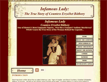 Tablet Screenshot of infamouslady.com